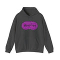 Sleep Rich Hoodie — Cozy Purple Retro Graphic Hooded Sweatshirt