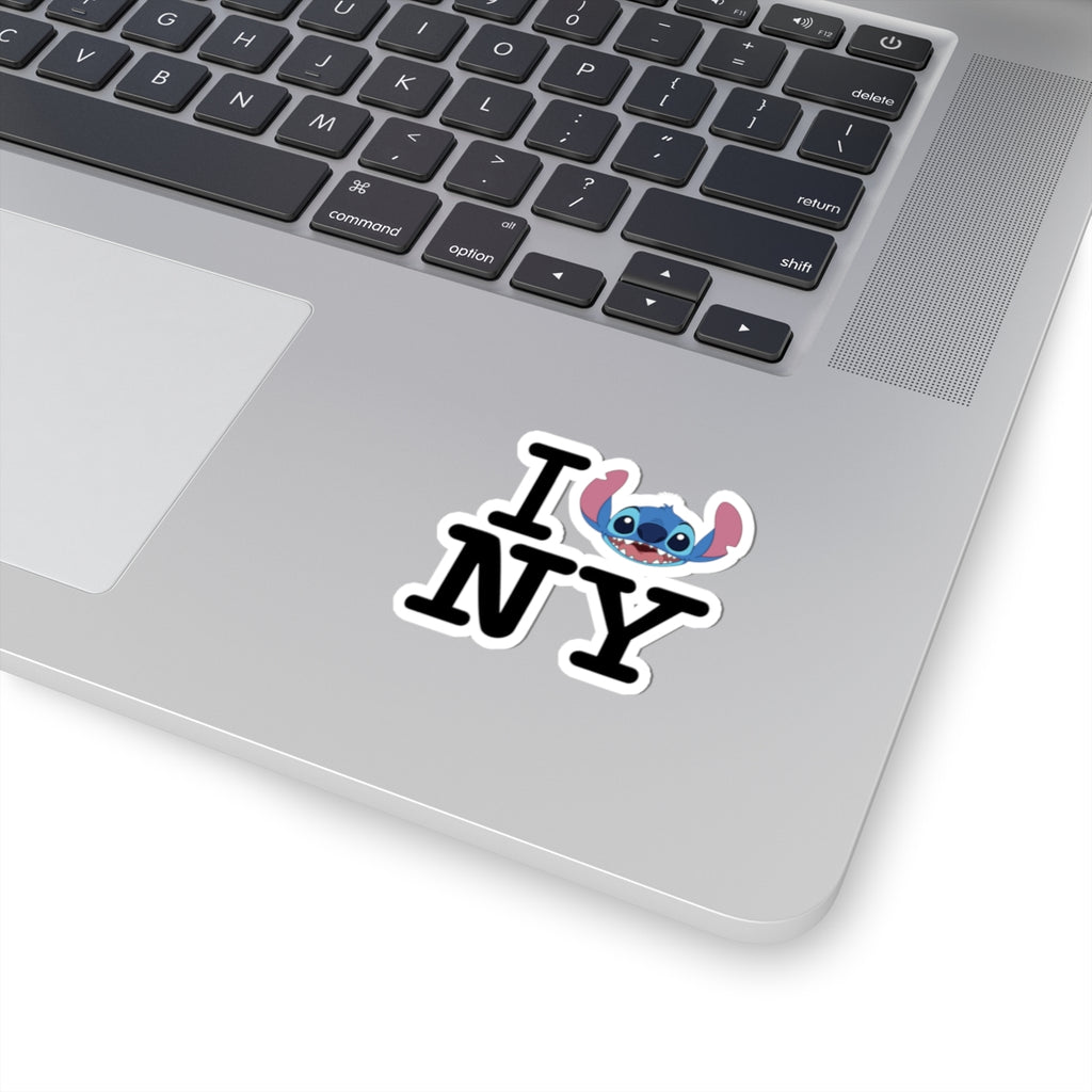 I  NY Sticker — Cute Cartoon Character Travel Laptop Decal