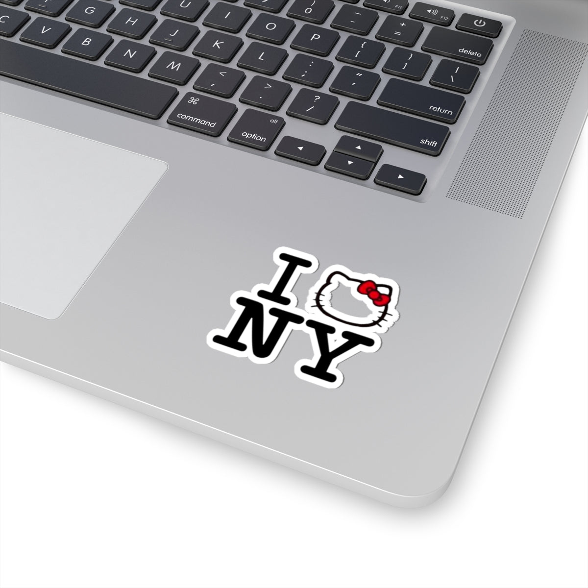 I (Hello Kitty Head) NY Kiss-Cut Sticker — Cute NYC Souvenir