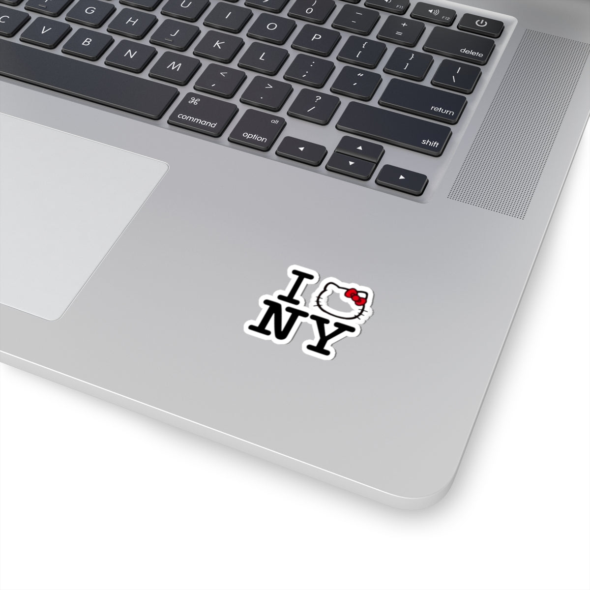 I (Hello Kitty Head) NY Kiss-Cut Sticker — Cute NYC Souvenir