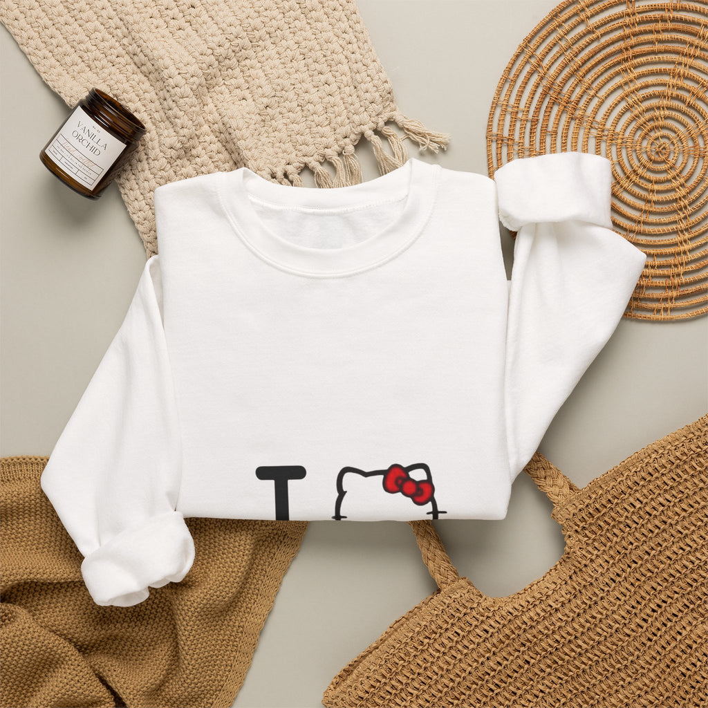 Hello Kitty I  NY Sweatshirt — Cute New York Graphic Crewneck