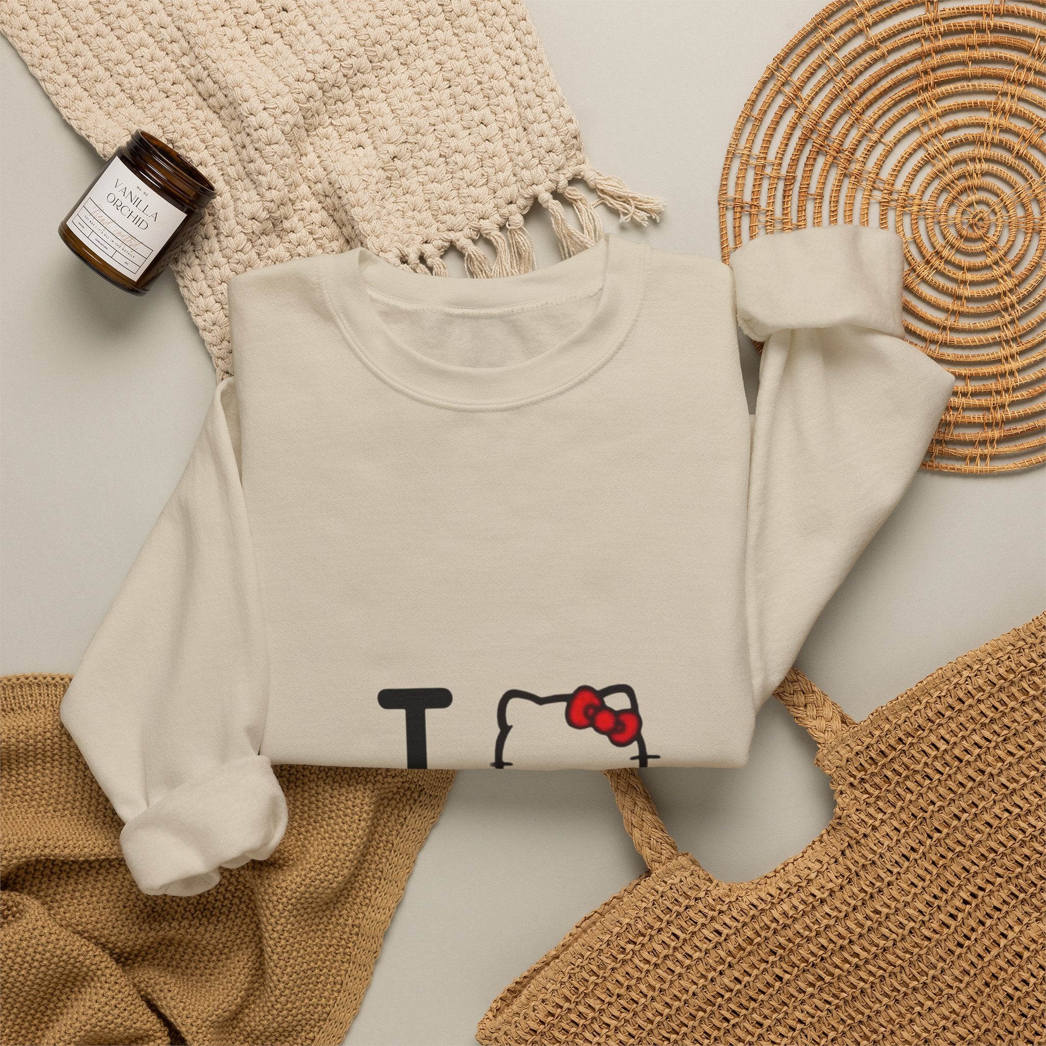Hello Kitty I  NY Sweatshirt — Cute New York Graphic Crewneck