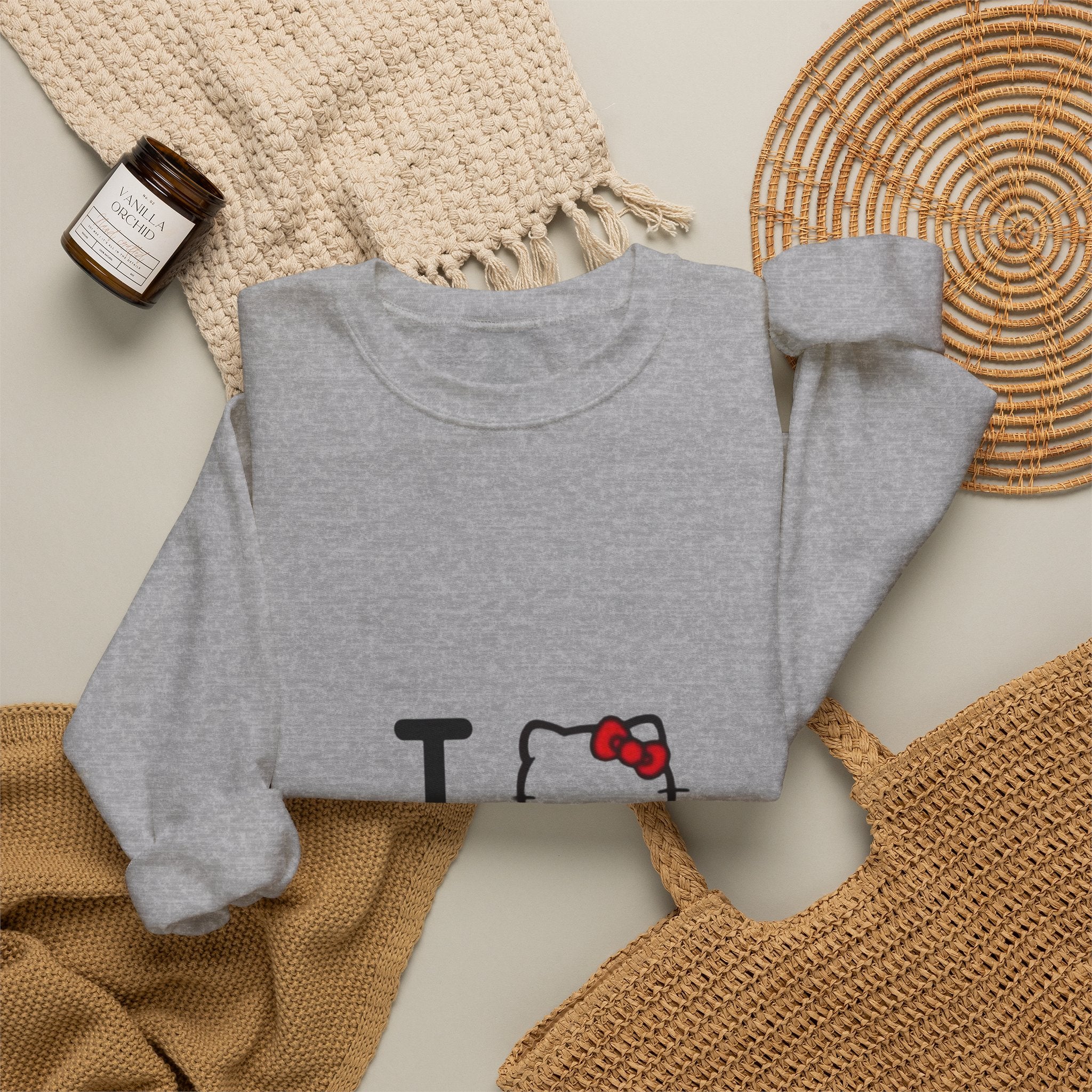 Hello Kitty I  NY Sweatshirt — Cute New York Graphic Crewneck